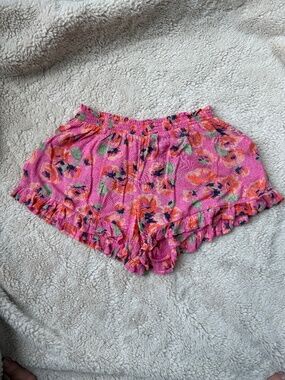 Billabong Sun Skipper Girl's Shorts Large Pink Floral